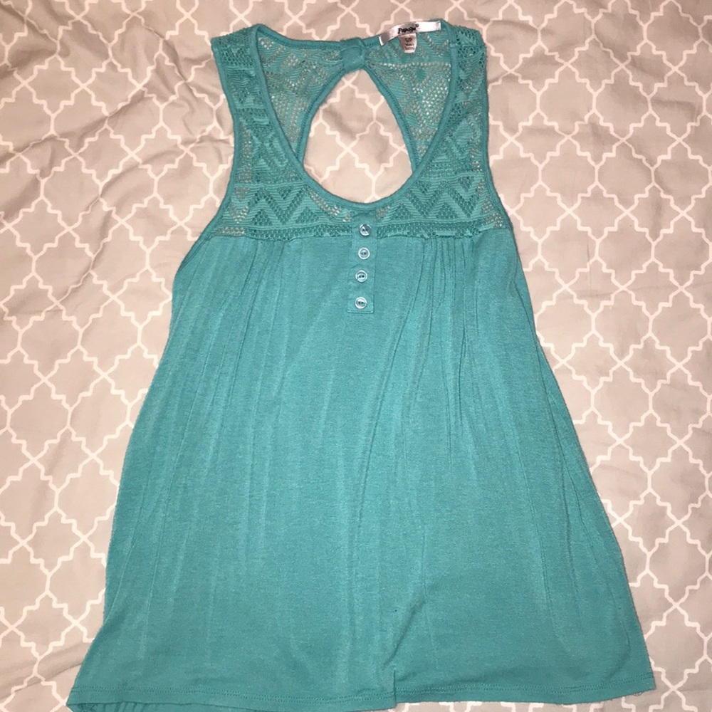 Turquoise tank top